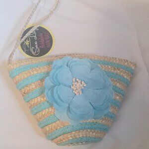 New with tags: Sun Lily cute straw purse